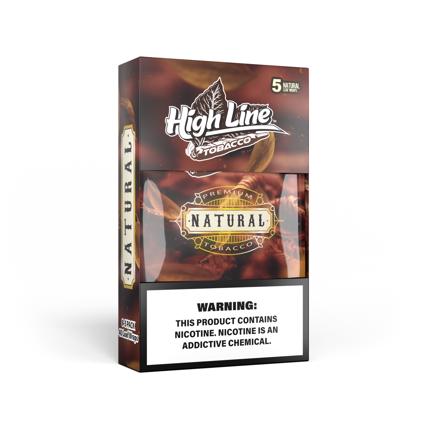 HighLine™ Natural Tobacco Wraps – Fresh Leaf to Roll