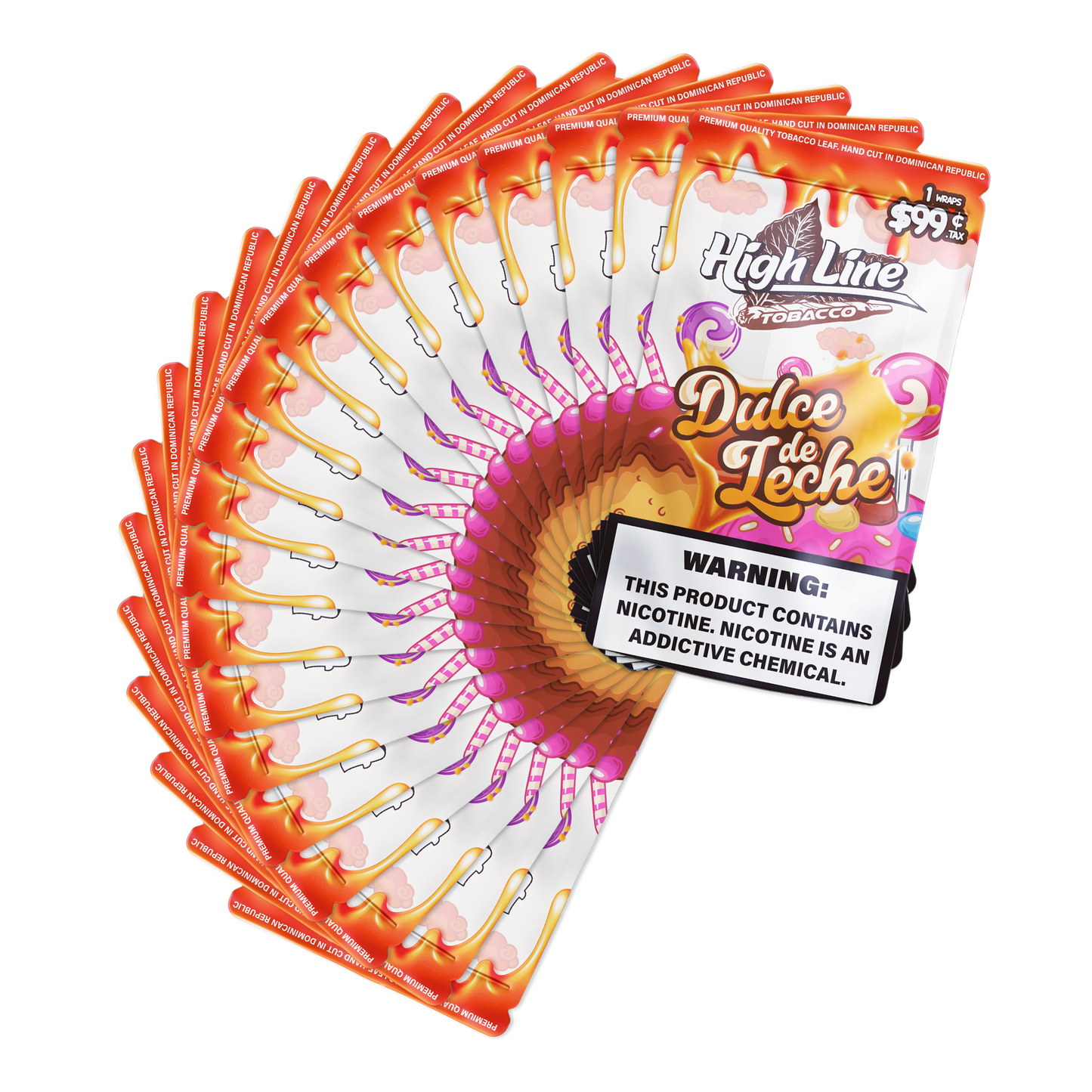 HighLine™ Dulce de Leche Tobacco Wraps – Fresh Leaf to Roll