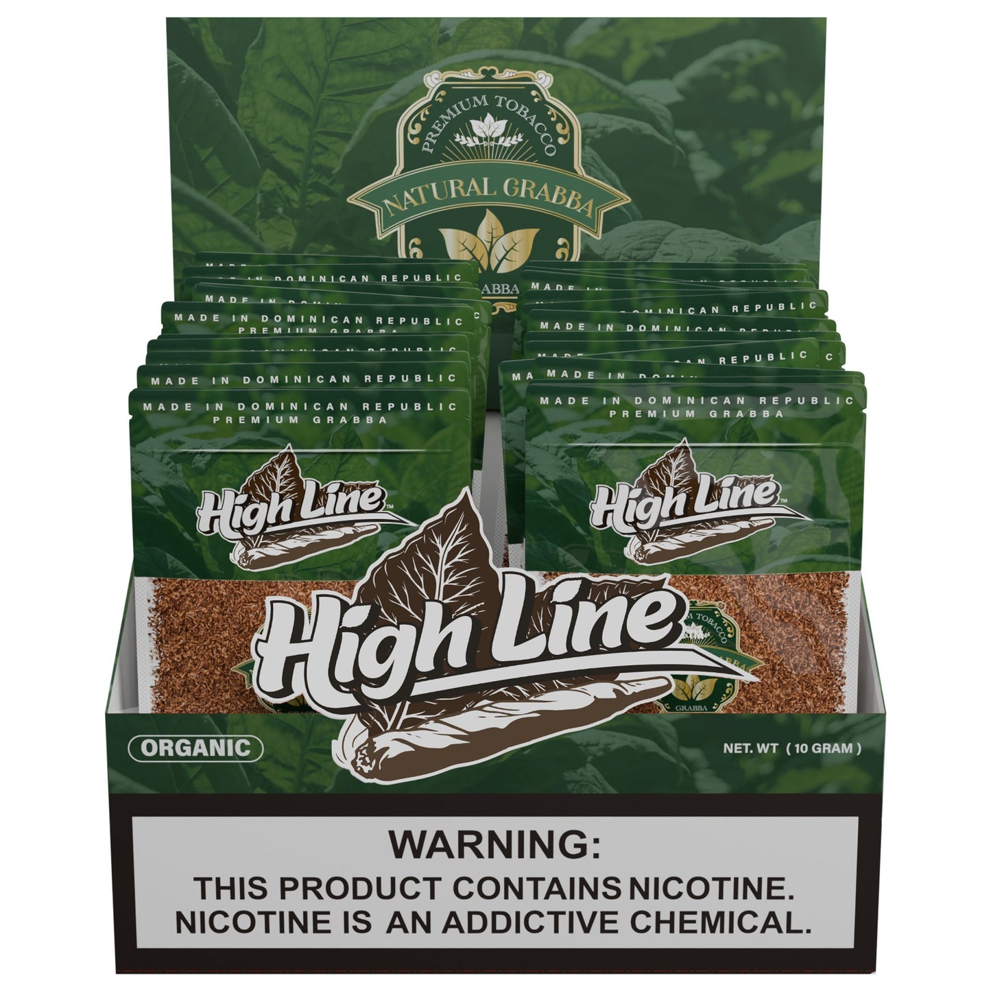 HighLine™ Natural Grabba Pouches - Dominican Premium