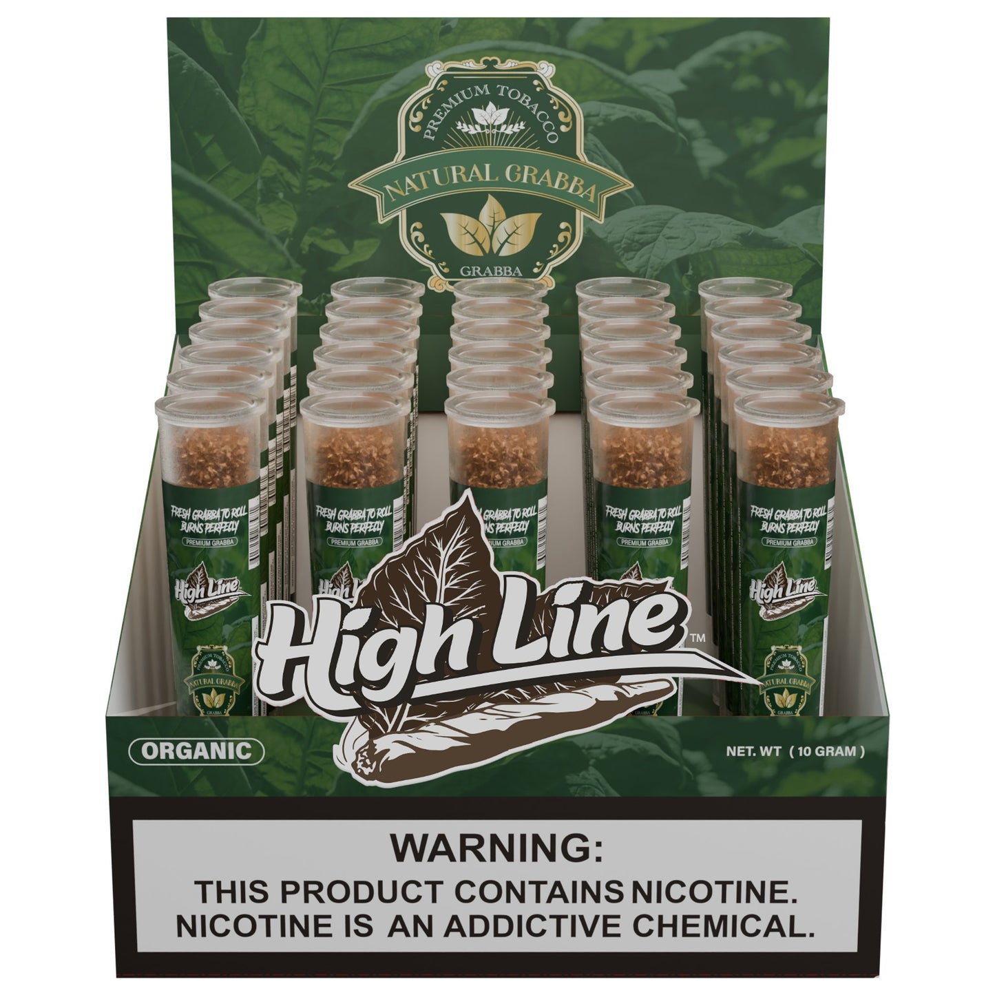 HighLine™ Natural Grabba Tubes - Dominican Premium