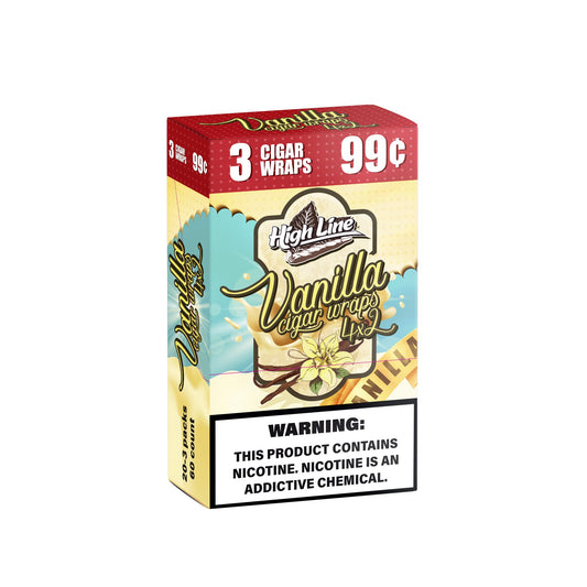 HighLine™ Vanilla Cigar Wraps – Fresh Leaf to Roll