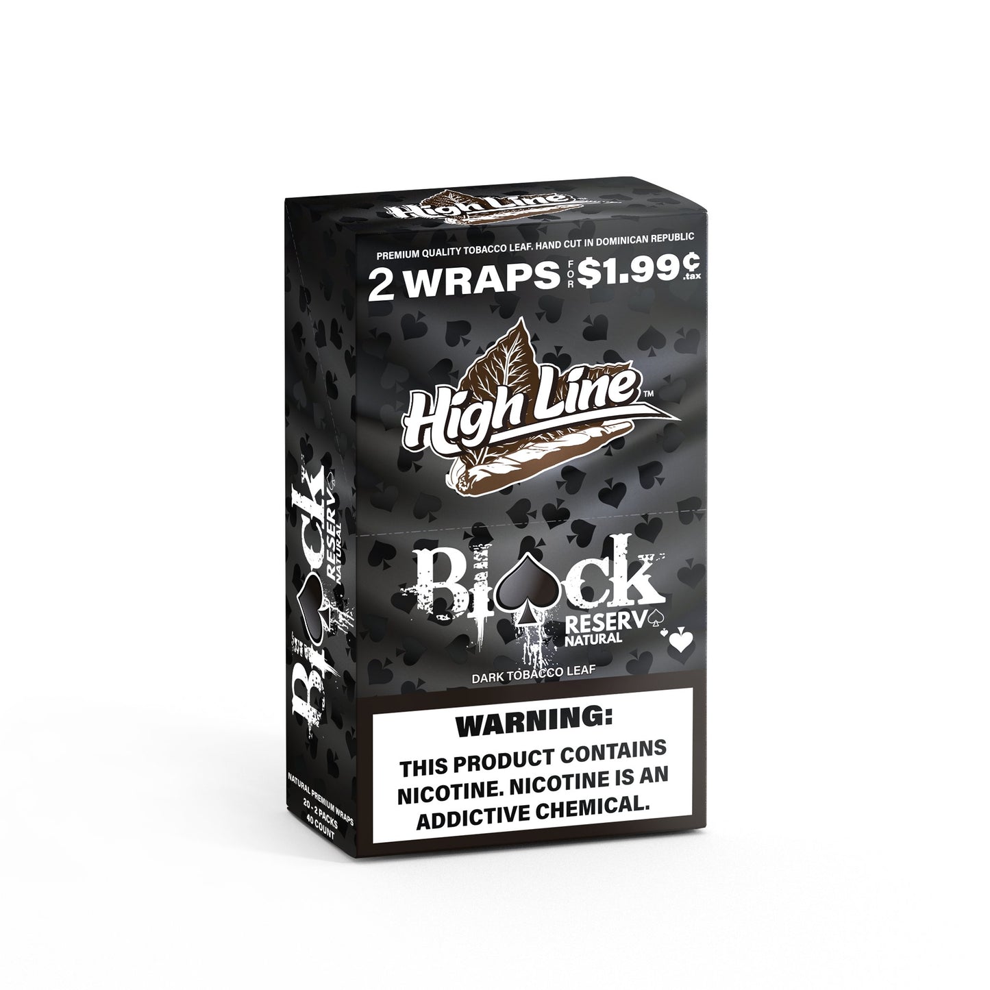 HighLine™ Black Tobacco Wraps – Fresh Leaf to Roll