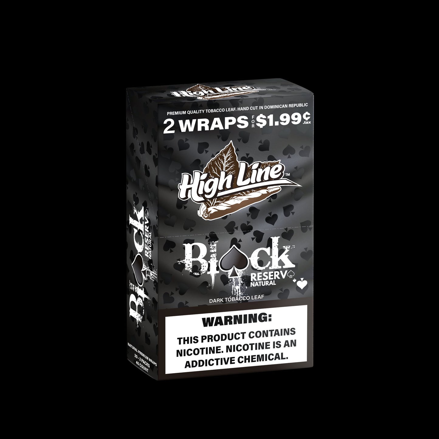 HighLine™ Black Tobacco Wraps – Fresh Leaf to Roll