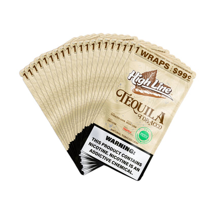 HighLine™ Tequila Tobacco Wraps – Fresh Leaf to Roll