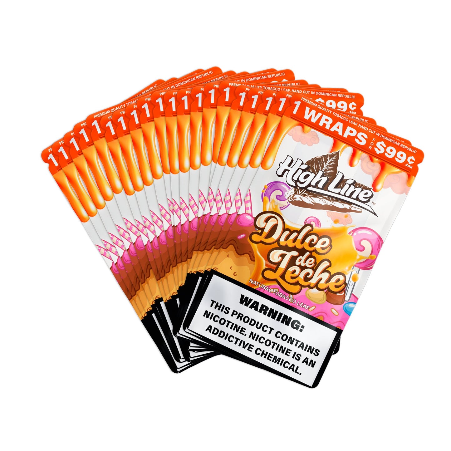 HighLine™ Dulce de Leche Tobacco Wraps – Fresh Leaf to Roll