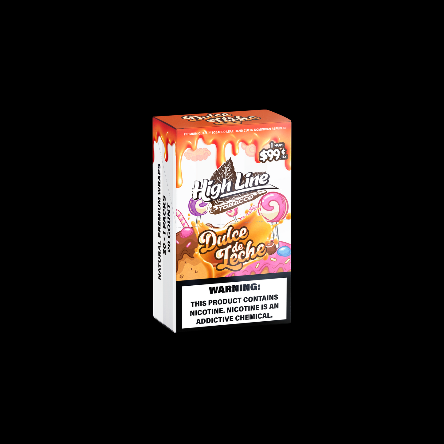 HighLine™ Dulce de Leche Tobacco Wraps – Fresh Leaf to Roll