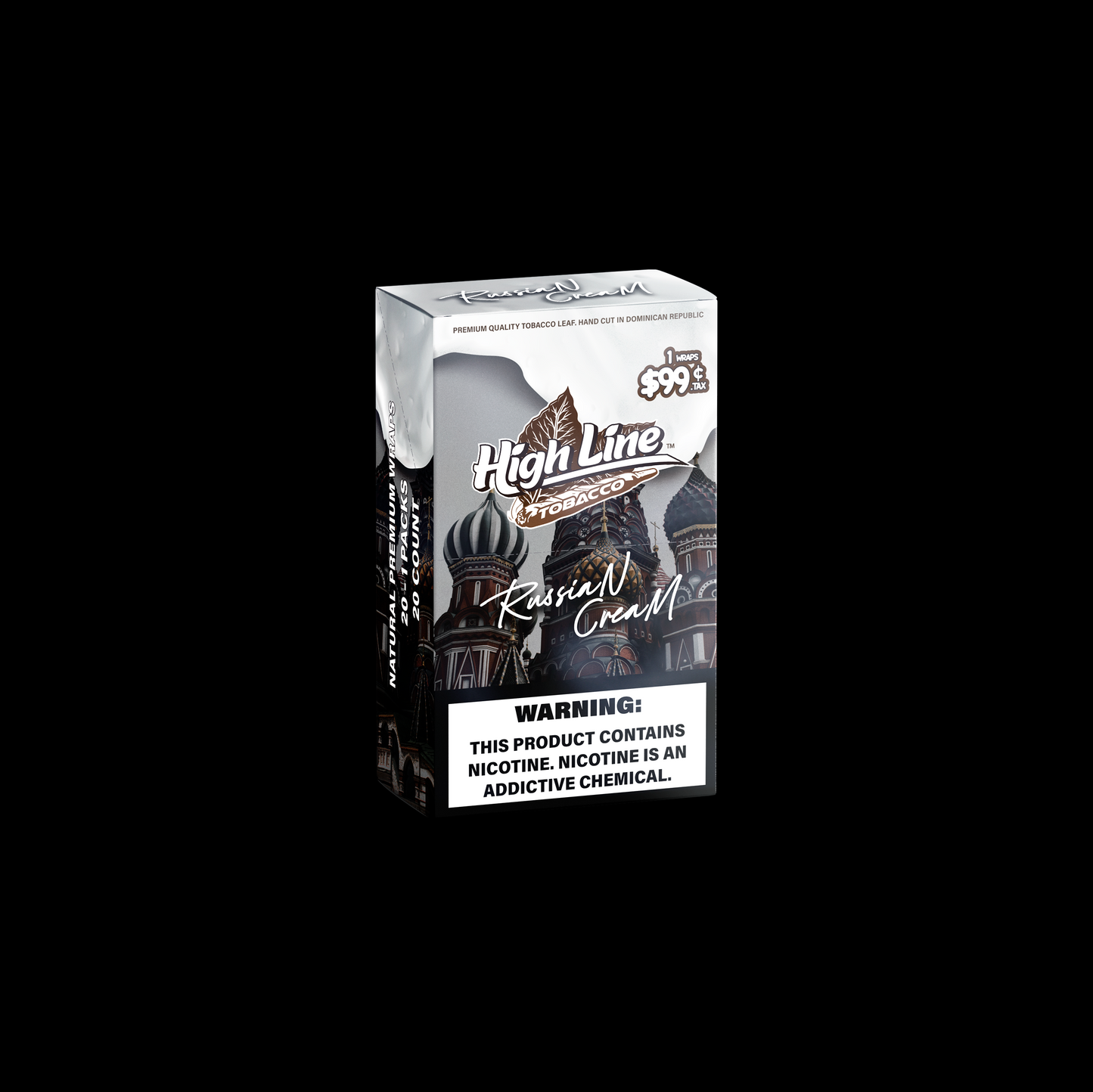 HighLine™ Russian Cream Tobacco Wraps – Fresh Leaf to Roll