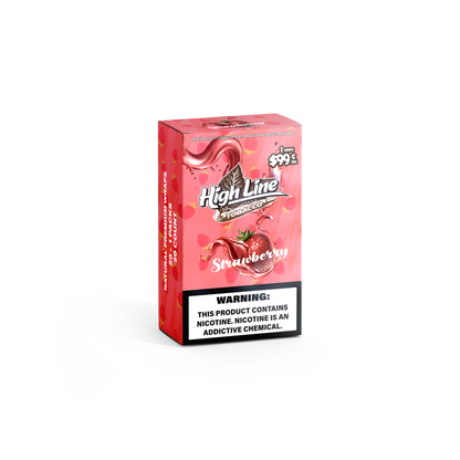HighLine™ Strawberry Tobacco Wraps – Fresh Leaf to Roll